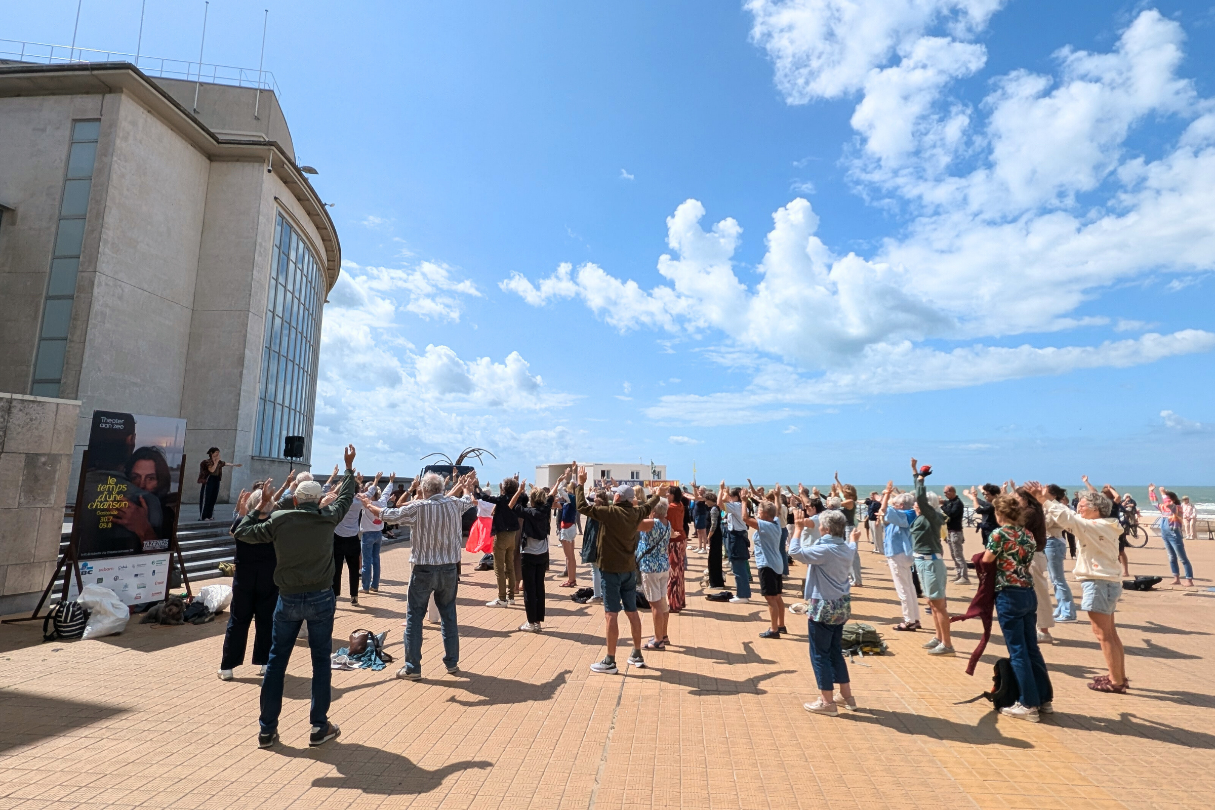 Batterij van Beauvent maakt locatievoorstelling op de dijk mogelijk tijdens Theater aan Zee